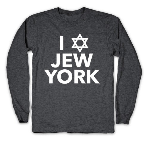I Love Jew York Longsleeve Tee